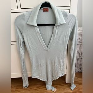 Available for Sale - *NEVER WORN* Alix NYC Monterey Bodysuit in cool blue